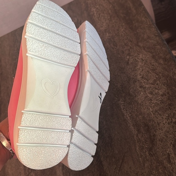 Heavenly Feet Heavenly Feet Womens Zip Lace Trainer - Pink. Size US 10 - Picture 6 of 7